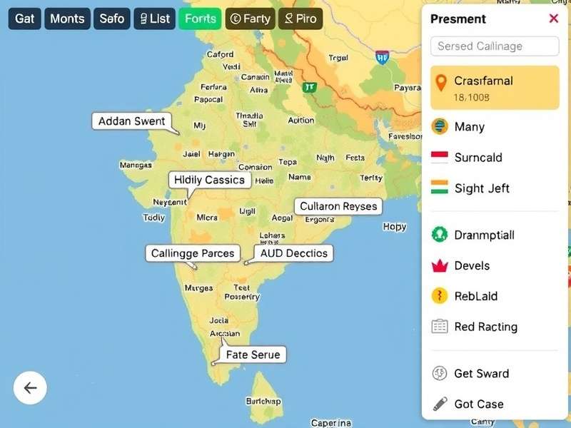 Rapid Parcel Ace Indian Map